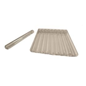 Zkumavky malé skleněné s kulatým dnem 9cm/10mm set 10 ks