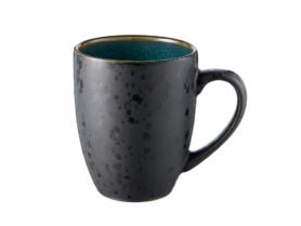 Bitz Kameninový hrnek s ouškem 30 cl Black/Green