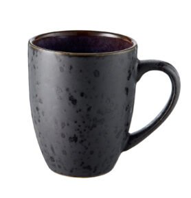 Bitz Kameninový hrnek s ouškem 30 cl Black/Dark Blue