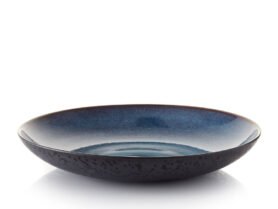 Bitz Velká kameninová servírovací mísa 40 cm Black/Dark Blue