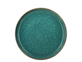 Bitz Kameninový mělký talíř 27 cm Green/Green