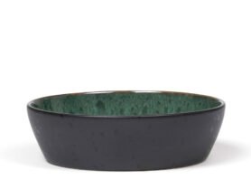 Bitz Kameninová miska na polévku 18cm Black/Green