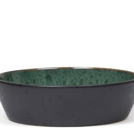Bitz Kameninová miska na polévku 18cm Black/Green