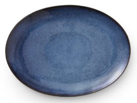 Bitz Oválná servírovací mísa 45x34cm Black/Dark Blue