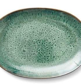 Bitz Oválná servírovací mísa 36x25 Black/Green