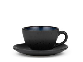 Bitz Šálek s podšálkem Black/Dark Blue