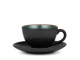 Bitz Šálek s podšálkem Black/Green