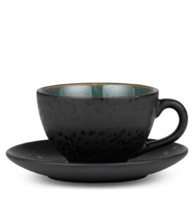 Bitz Šálek s podšálkem Black/Green