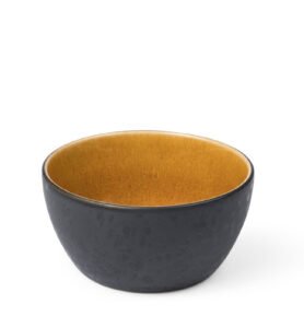 Bitz Kameninová servírovací miska 12 cm Black/Amber