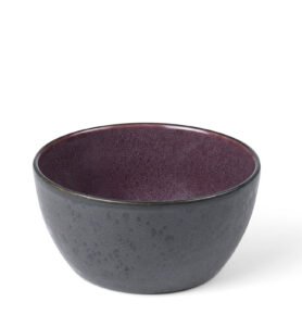 Bitz Kameninová servírovací miska 12 cm Black/Purple