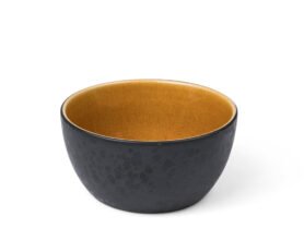 Bitz Kameninová servírovací miska 14 cm Black/Amber