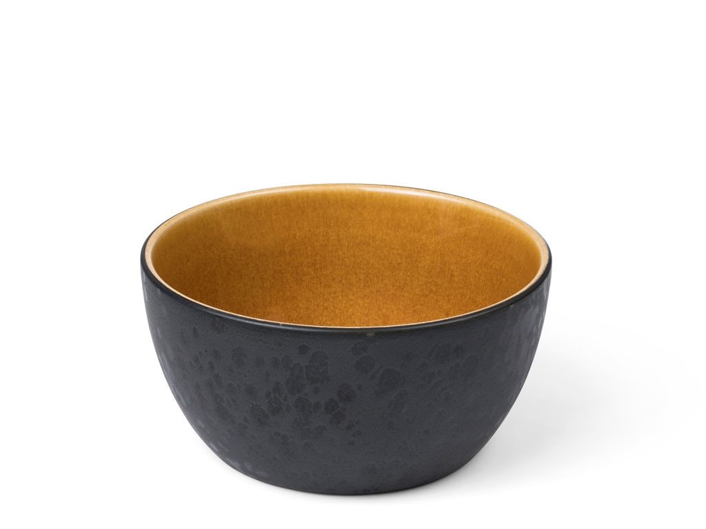 Bitz Kameninová servírovací miska 14 cm Black/Amber