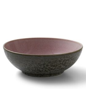 Bitz Velká kameninová salátová mísa 30 cm Grey/Light Pink