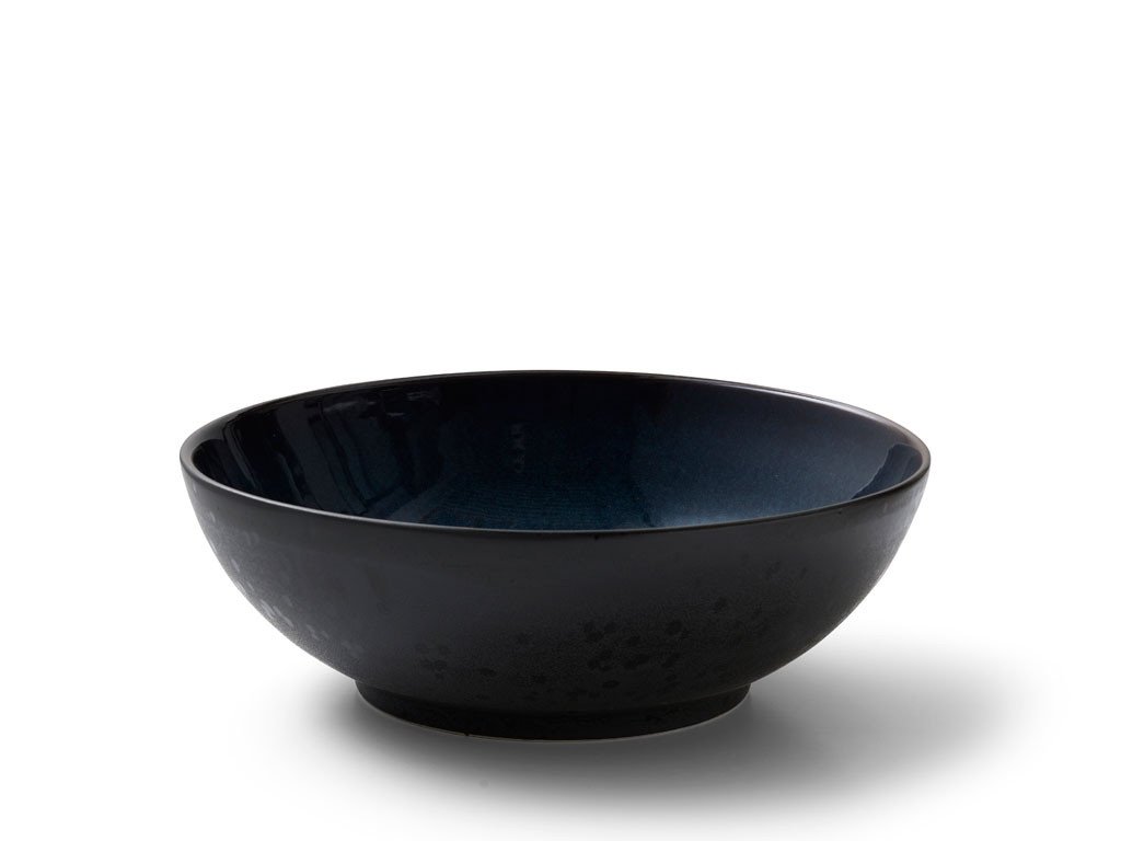 Bitz Velká kameninová salátová mísa 30 cm Black/Dark Blue