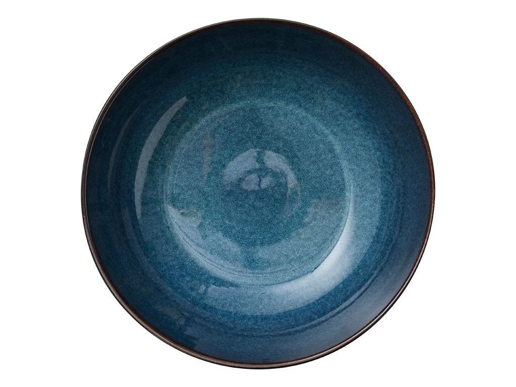Bitz Velká kameninová salátová mísa 30 cm Black/Dark Blue - Obrázek 2
