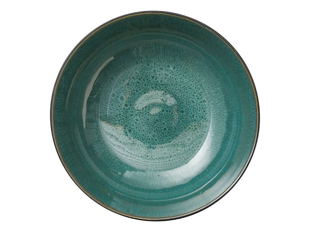 Bitz Velká kameninová salátová mísa 30 cm Black/Green - Obrázek 2