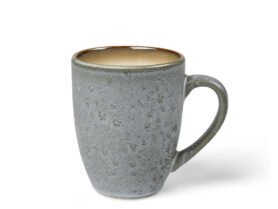 Bitz Kameninový hrnek s ouškem 30 cl Grey/Creme