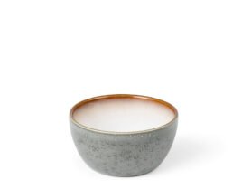 Bitz Kameninová servírovací miska 10 cm Grey/Cream