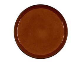 Bitz Kameninový mělký talíř 27 cm Black/Amber