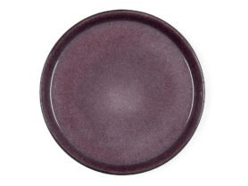 Bitz Kameninový mělký talíř 27 cm Black/Purple