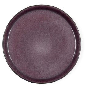 Bitz Kameninový mělký talíř 27 cm Black/Purple