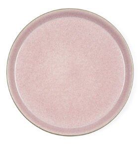 Bitz Kameninový mělký talíř 27 cm Grey/Light Pink