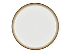 Bitz Kameninový mělký talíř 27 cm Grey/Creme