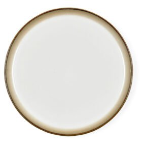 Bitz Kameninový mělký talíř 27 cm Grey/Creme