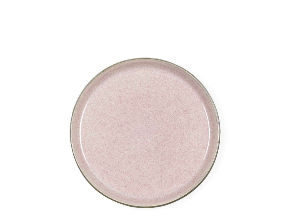 Bitz Kameninový dezertní talíř 21 cm Grey/Light Pink
