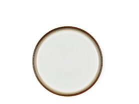 Bitz Kameninový dezertní talíř 21 cm Grey/Creme
