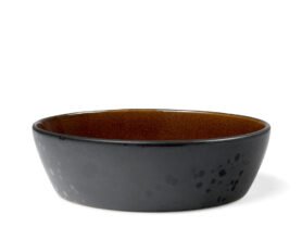 Bitz Kameninová miska na polévku 18cm Black/Amber