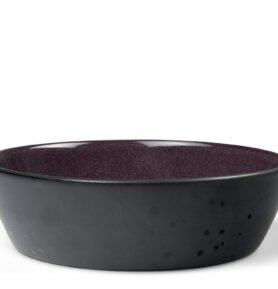 Bitz Kameninová miska na polévku 18cm Black/Purple