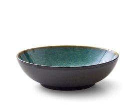 Bitz Kameninová mísa na salát 24 cm Black/Green
