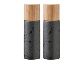 Bitz Sada 2 mlýnků na sůl a pepř 17cm Black