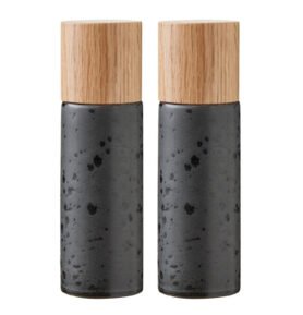 Bitz Sada 2 mlýnků na sůl a pepř 17cm Black