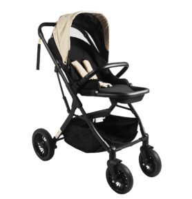 Aga Sportovní kočárek Černo/Béžový
