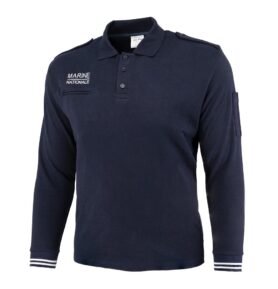 Polokošile s dlouhým rukávem MARINE NATIONALE MODRÁ vel. 120GM