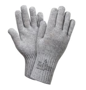 Rukavice vlněné US ŠEDÉ vel. 4