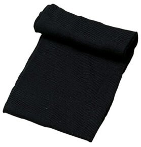 Šála US vlněná ČERNÁ délka 138 cm