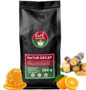 Café Montaña Natur Decaf, mletá káva bez kofeinu Velikost balení: 250g, Hrubost mletí: Moka konvička