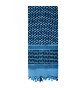 ROTHCO šátek SHEMAGH 105 x 105 cm MODRO-ČERNÝ