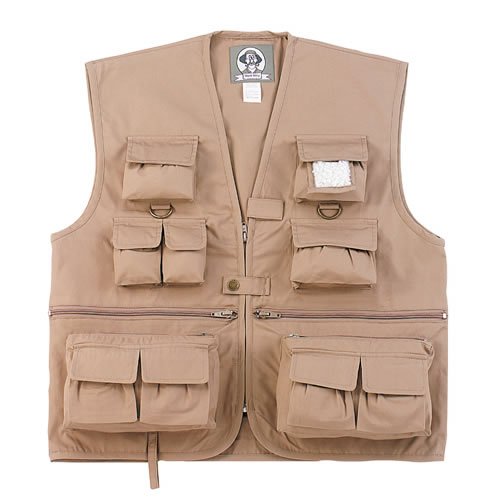 Vesta dětská UNCLE MILTY TRAVEL KHAKI vel. M