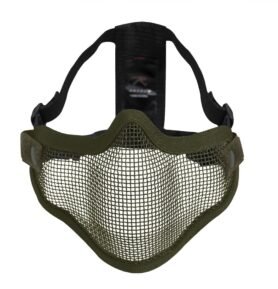 ROTHCO maska síťovaná CARBON ochranná ZELENÁ