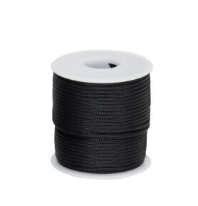 ROTHCO šňůra MICRO CORD nylon 95LB na cívce ø 1,5 mm / 30 m ČERNÁ