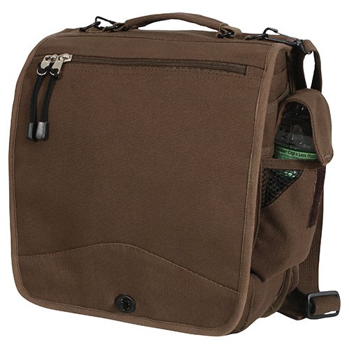 ROTHCO taška VINTAGE M-51 přes rameno 30 x 35 x 15 cm HNĚDÁ