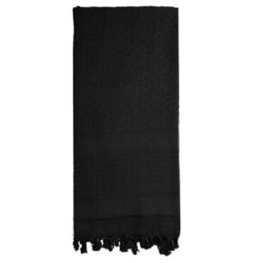 ROTHCO šátek SHEMAGH SOLID 107 x 107 cm ČERNÝ