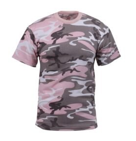 Triko SUBDUED PINK CAMO vel. S