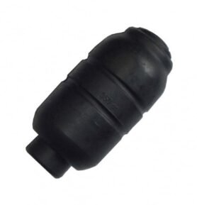 Granát cvičný gumový 400g házecí černý