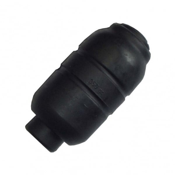 Granát cvičný gumový 400g házecí černý