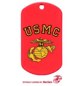 ROTHCO známka identifikační USMC G&A ČERVENÁ